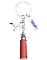 sleutelhanger-alloy-vuurtoren-texel-zeemeeuw-5cm